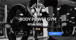 Desktop Screenshot of bodypowergym.com